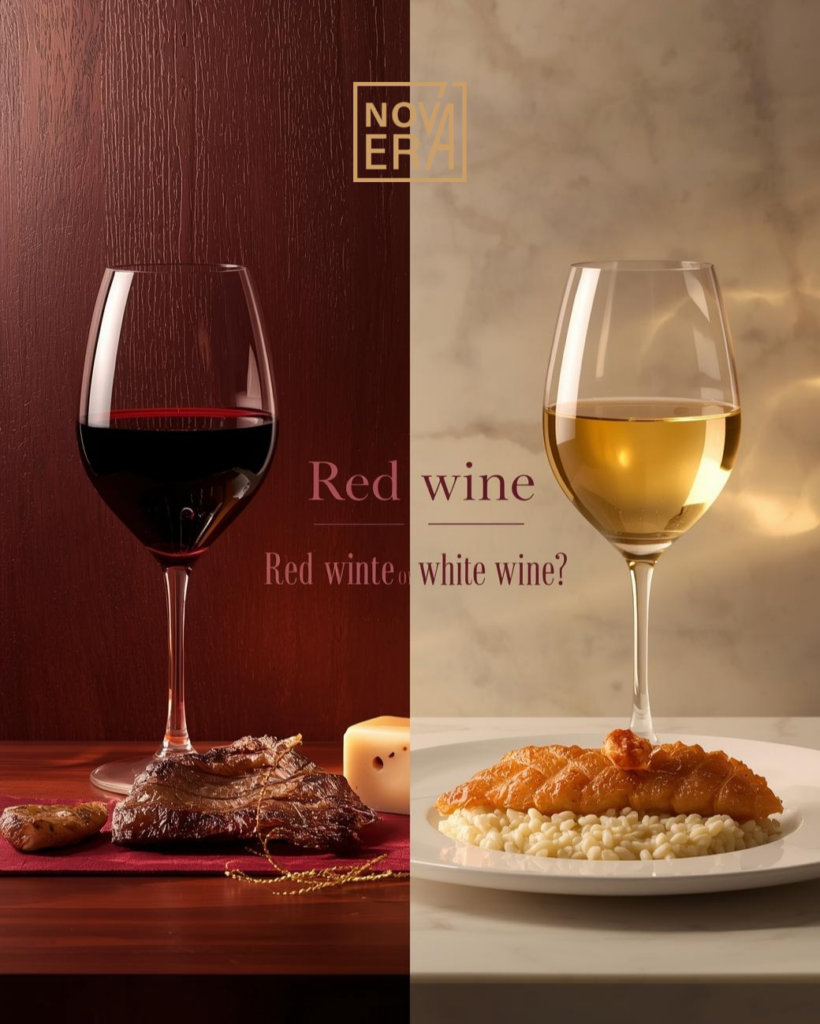 abbinamenti vino rosso e vino bianco