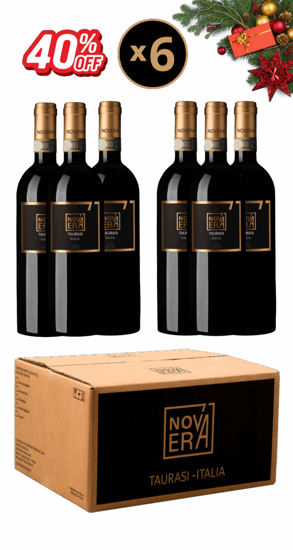 taurasi docg "selezione novera" box 6 bottiglie offerta esclusiva!