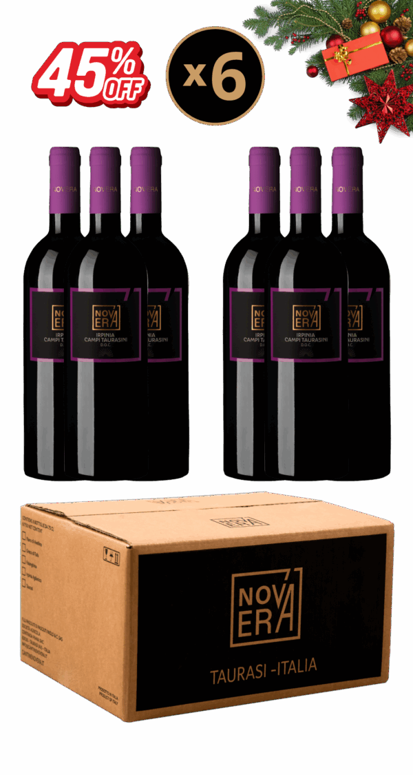 irpinia campi taurasini doc box 6 bottiglie