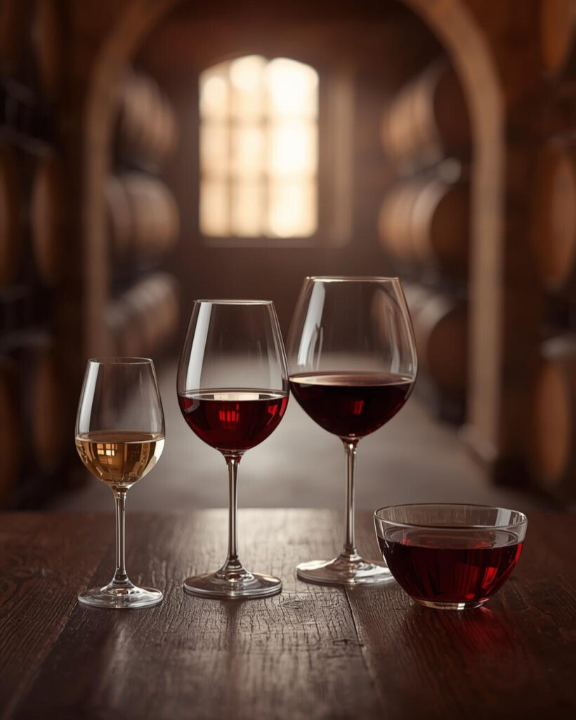 come scegliere il bicchiere per il vino