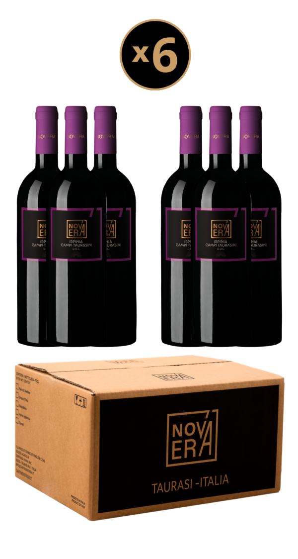 irpinia campi taurasini doc box 6 bottiglie