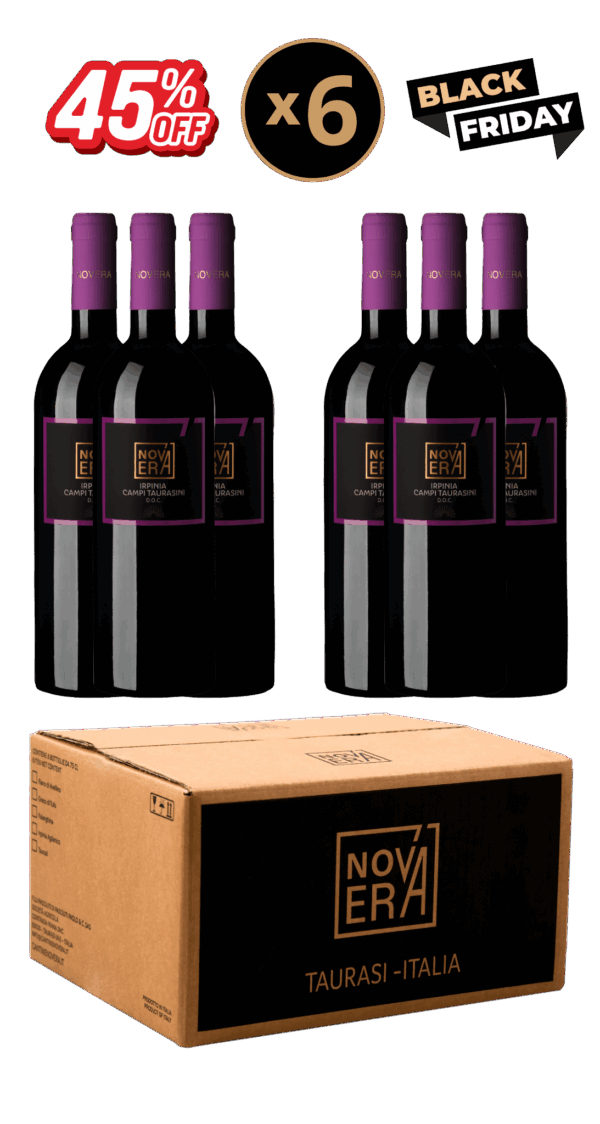 irpinia campi taurasini doc box 6 bottiglie
