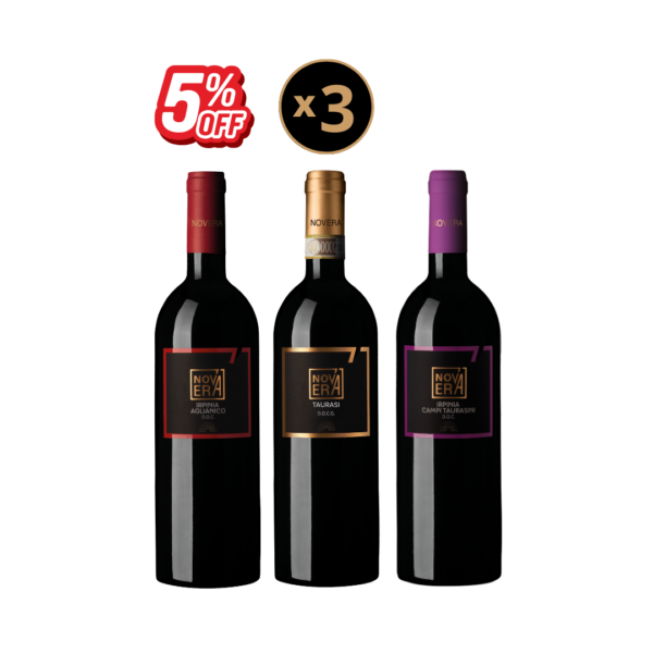 box degustazione novera personalizzata – tre rossi a tua scelta