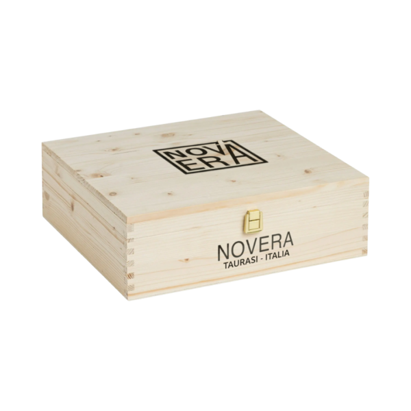 cofanetto in legno cantine novera – 3 bottiglie