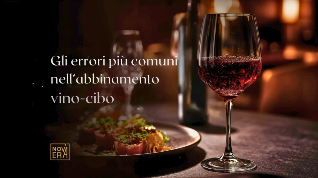 gli errori più comuni nell’abbinamento vino cibo
